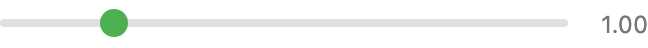 Gamma section expanded with the slider and numeric value, showing gamma 0.7 as an example